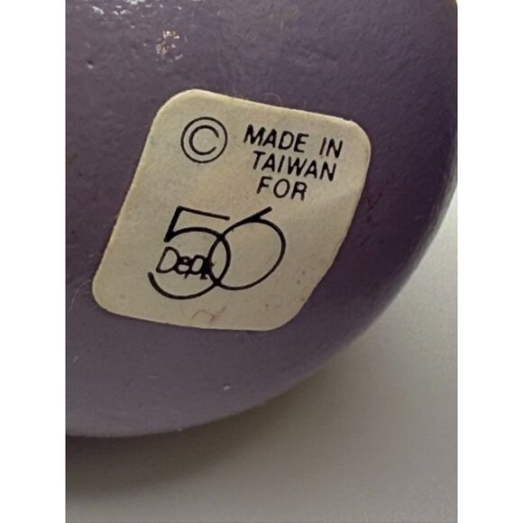 VTG Easter Decorative Eggs Dept 56 & Woven Basket Multicolor Plastic & Wood Spri - Picture 3 of 4